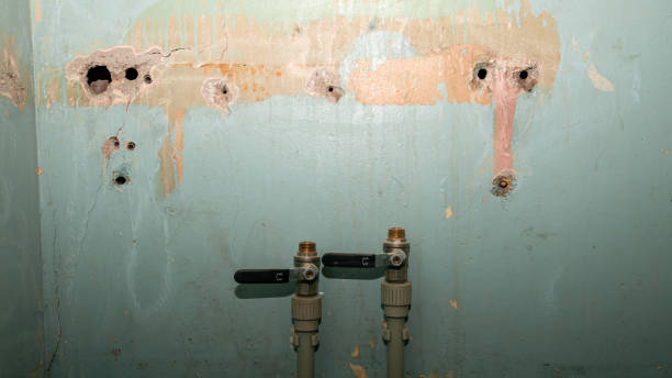 Water damage restoration process in Tecumseh, NE